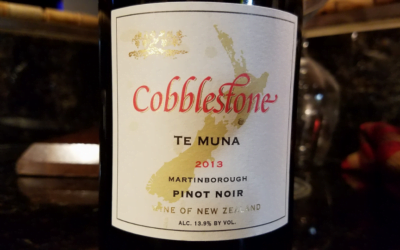 COBBLESTONE TE MUNA PINOT NOIR 2013 MARTINBOROUGH, NEW ZEALAND